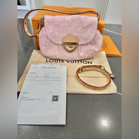 Louis Vuitton Sunset Pink Denim - Picture 1 of 10
